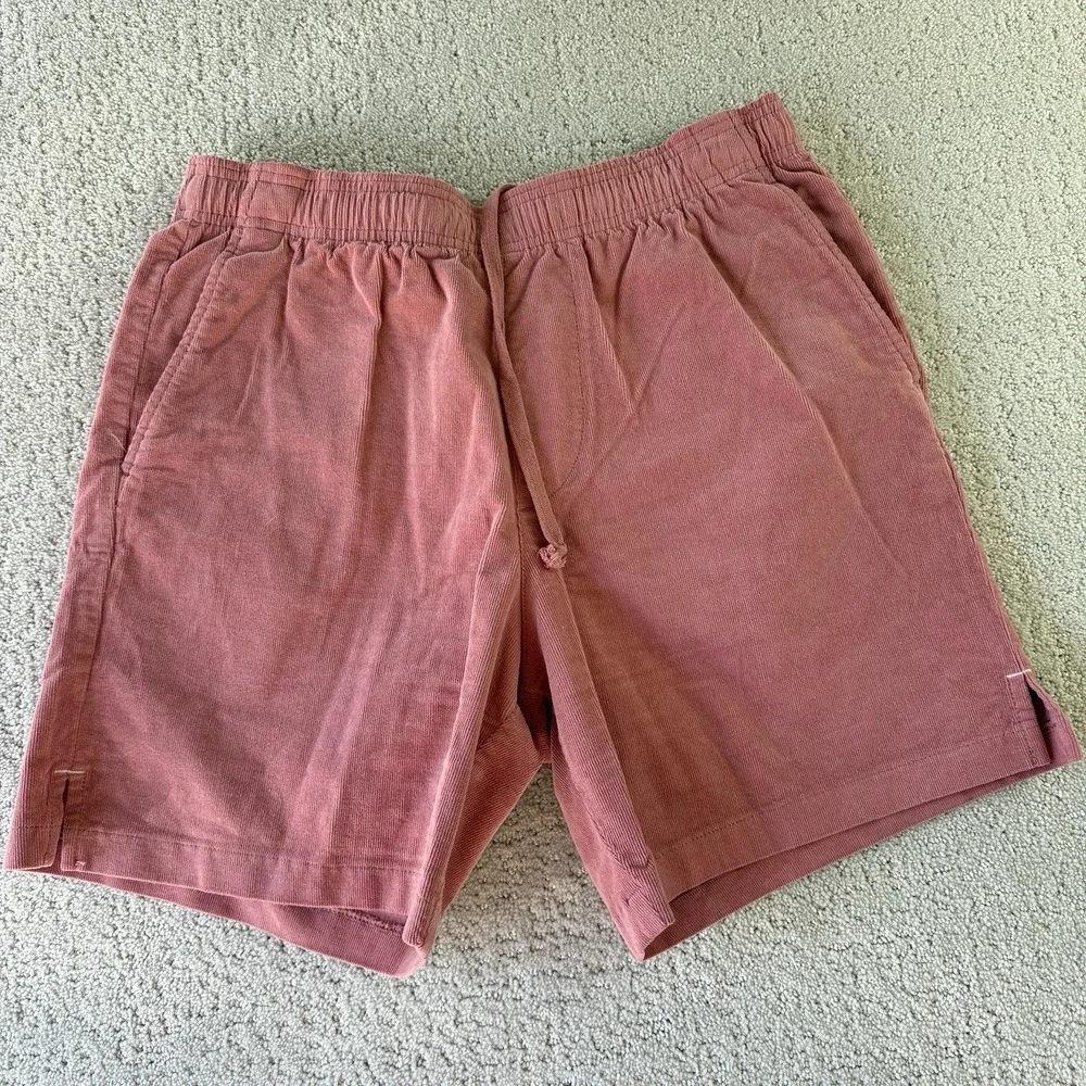 Goodlife Corduroy Shorts Pink Elastic Waist Drawstring Size M‎ 6